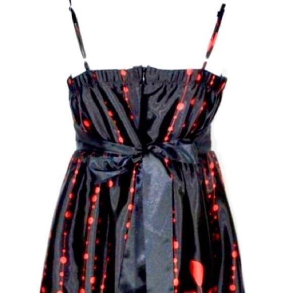 y2k Formal Dress Prom Homecoming Sweetheart Neck Spaghetti Strap Bow Back Retro - Picture 6 of 14